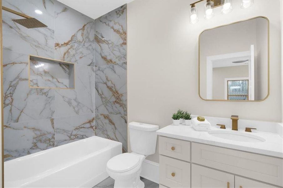 Furnished interior view inside a new home in , Gainesville (Image 11).