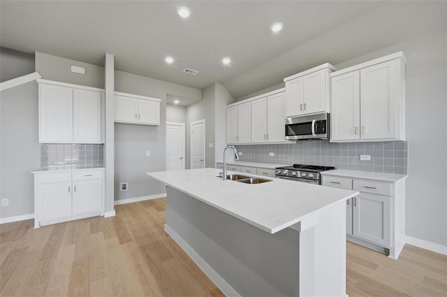 Furnished interior view inside a new home in The Preserve, Sherman (Image 6).