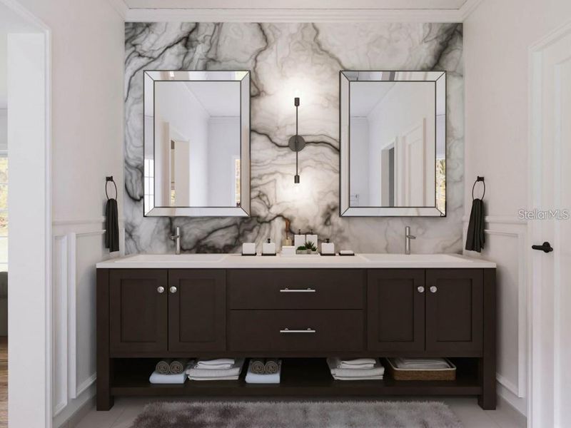 Furnished interior view inside a new home in , Myakka City (Image 4).