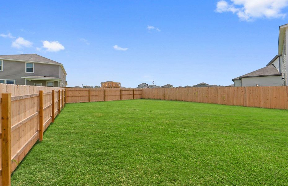 Exterior details and patio area of a home in Sonterra, Jarrell (Image 23).