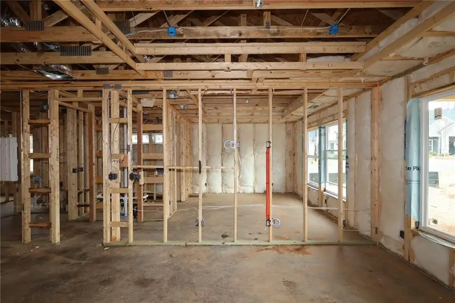 In-progress construction of a new home in Maple Grove at Towne Lake, Woodstock, GA (Image 6). In-progress construction of a new home in Maple Grove at Towne Lake, Woodstock, GA (Image 6).