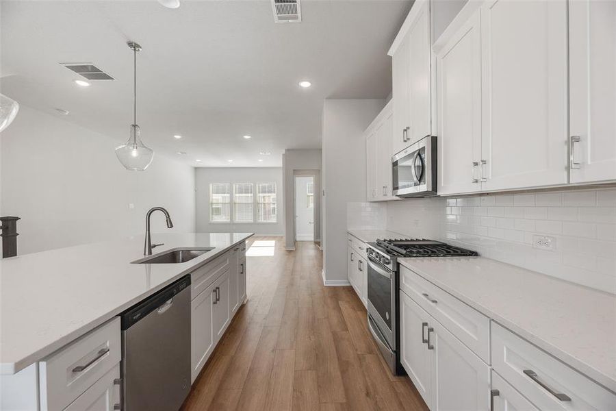Furnished interior view inside a new home in City Point, North Richland Hills (Image 9).