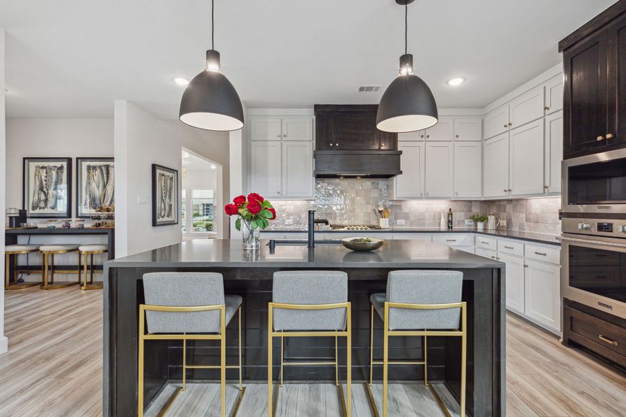 Furnished interior view inside a new home in Cross Creek Meadows 55' & 60' Series, Celina (Image 12).