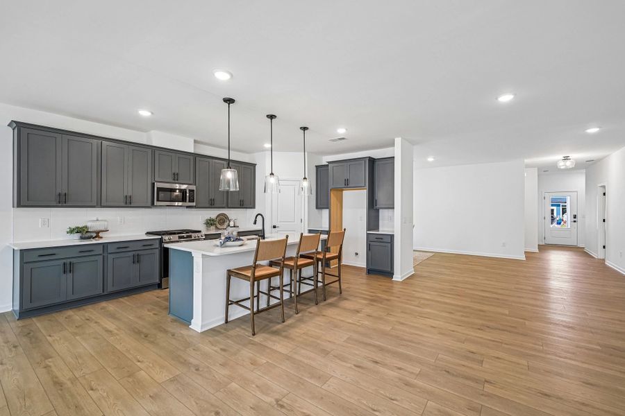 Furnished interior view inside a new home in Crescent Mills, Wilson's Mills (Image 13).