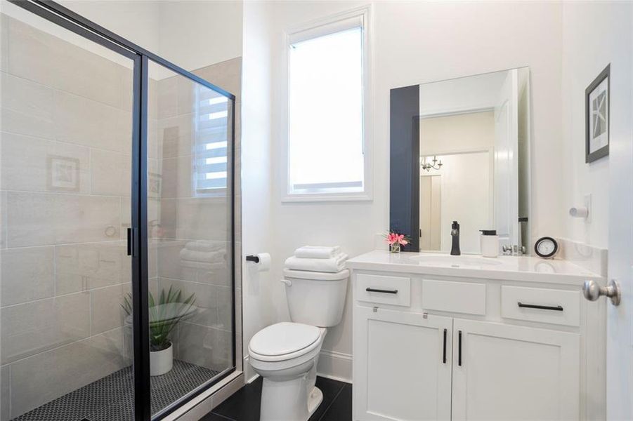 Furnished interior view inside a new home in Courtyards at Traditions, Cumming (Image 23).