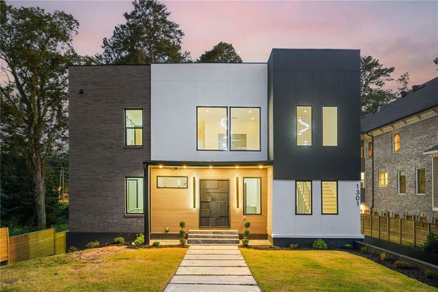 Front exterior of a new home in , Atlanta, GA, highlighting curb appeal (Image 33).