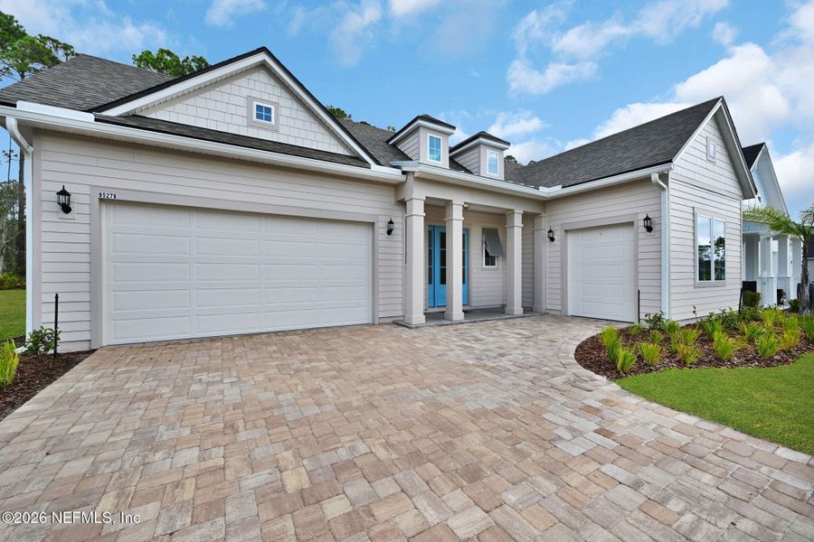 Exterior details and patio area of a home in Amelia National Country Club, Fernandina Beach (Image 20).