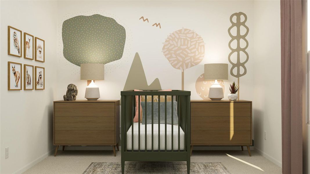 Furnished interior view inside a new home in Preserve at Lions Park, Temple (Image 9).