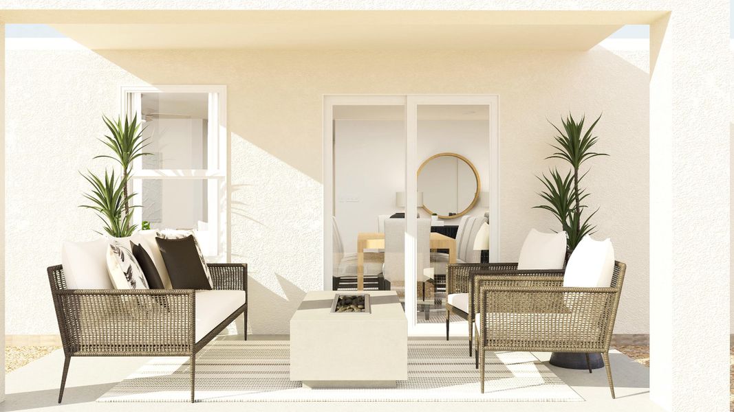 A living room with a glass door. A living room with a glass door.