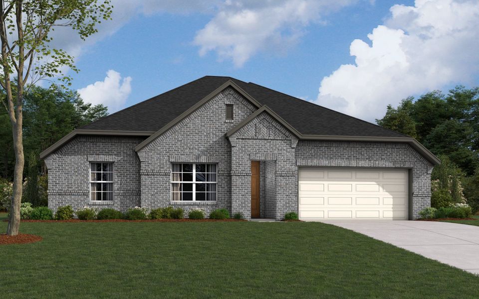Representative exterior photo of a completed home built from the The Odessa by William Ryan Homes in Creekside, Royse City, TX (Image 6). Representative exterior photo of a completed home built from the The Odessa by William Ryan Homes in Creekside, Royse City, TX (Image 6).