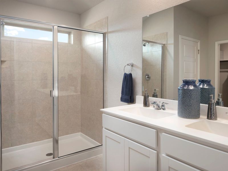 Pamper yourself in the luxurious primary bathroom.