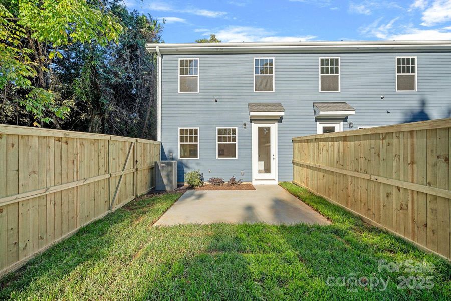 Exterior details and patio area of a home in , Charlotte (Image 17). Exterior details and patio area of a home in , Charlotte (Image 17).