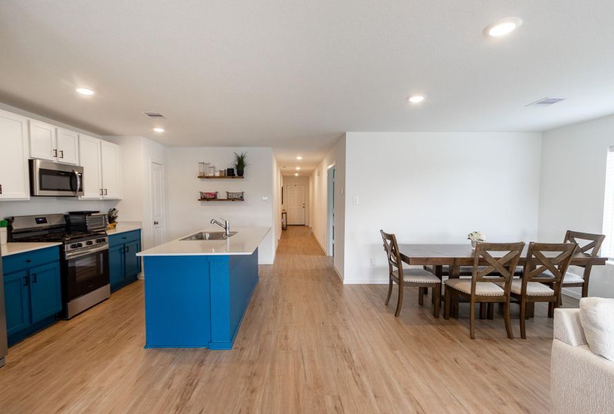 Furnished interior view inside a new home in Samara, League City (Image 16).