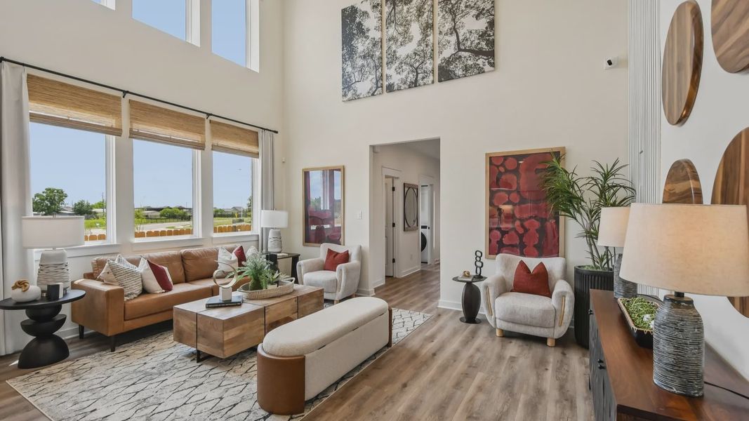 Furnished interior view inside a new home in Creeks Crossing, Elgin (Image 9).