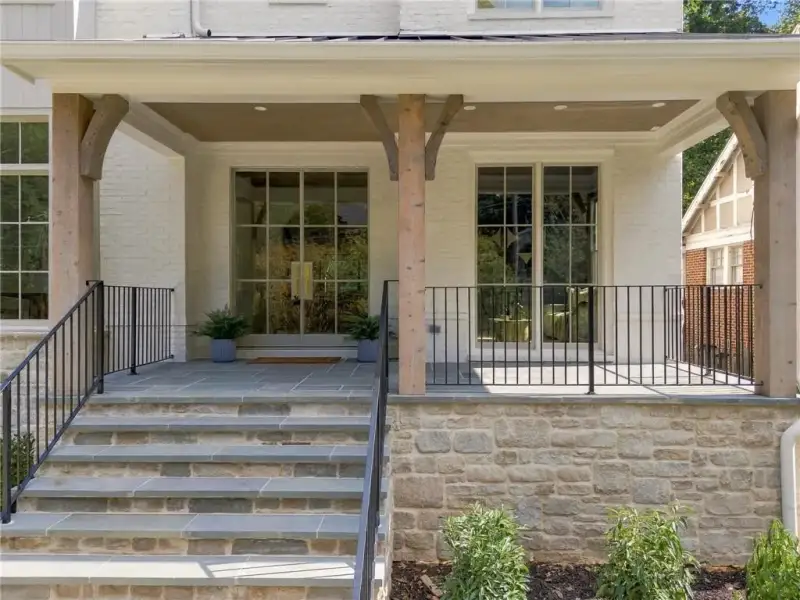 Exterior details and patio area of a home in , Atlanta (Image 3).