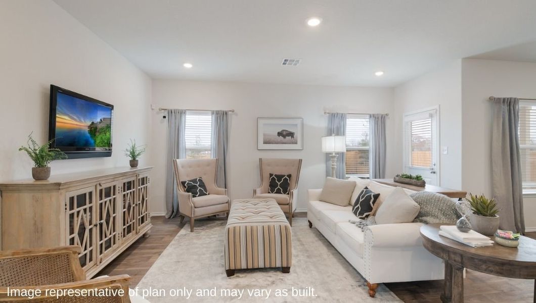 Furnished interior view inside a new home in Blue Ridge Ranch, San Antonio (Image 5).