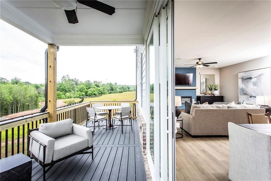 Exterior details and patio area of a home in Hopewell Reserve, Cumming (Image 28). Exterior details and patio area of a home in Hopewell Reserve, Cumming (Image 28).