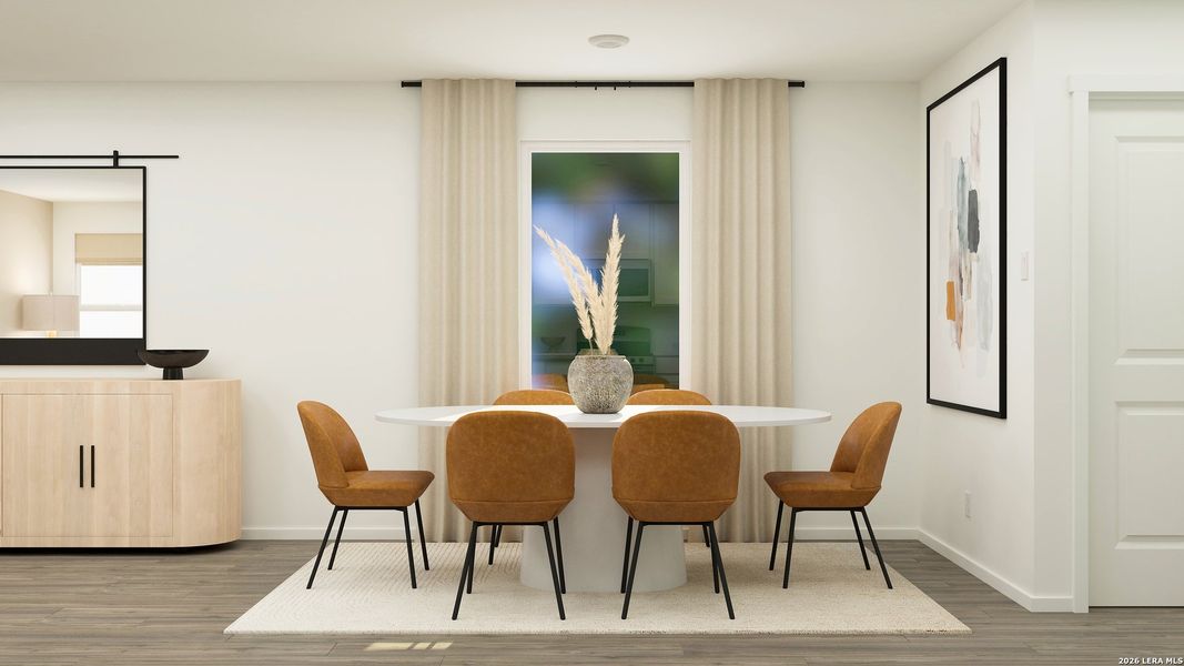 Furnished interior view inside a new home in Brookmill, San Antonio (Image 14).