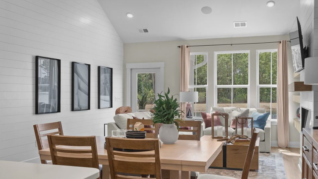 Bright dining area in the Summit home plan with open flow and everyday comfort.