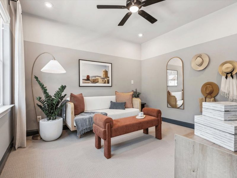 Furnished interior view inside a new home in Bellflower, Charlotte (Image 7).