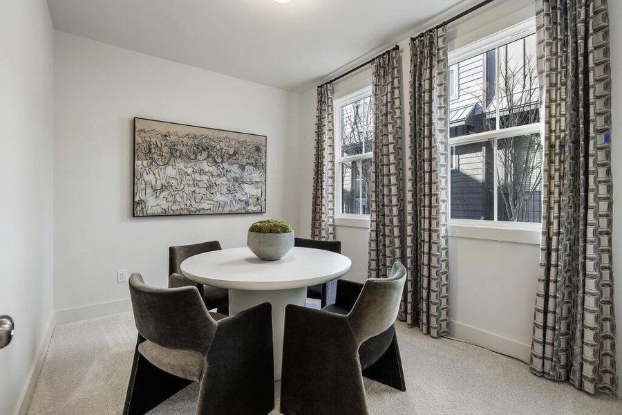 Furnished interior view inside a new home in , Atlanta (Image 8).