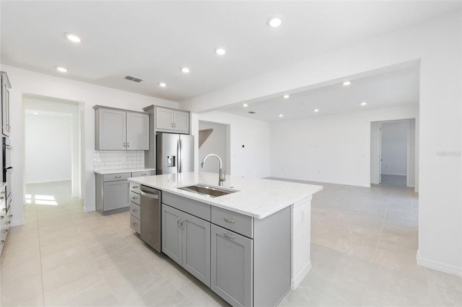 Furnished interior view inside a new home in Calesa Township, Ocala (Image 6).