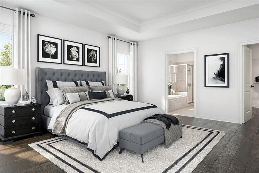 Representative furnished interior of a home built from the Savannah by Ryan Homes in Indigo Bay, Myrtle Beach (Image 5).