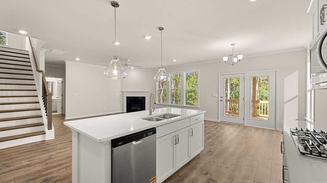 Representative furnished interior of a home built from the Summit by D.R. Horton in The Gates at Pates Creek, Hampton (Image 7).