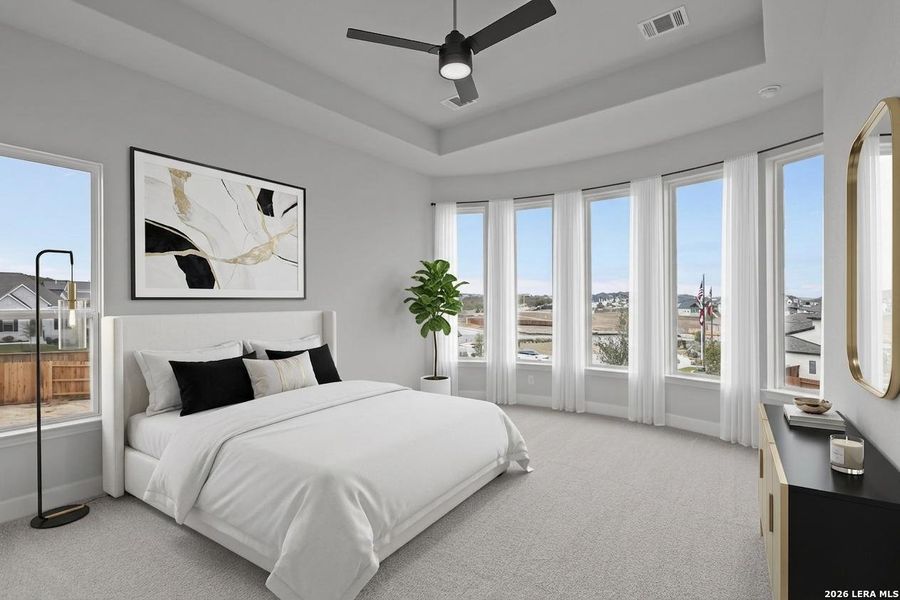 Furnished interior view inside a new home in Homestead, Schertz (Image 9).