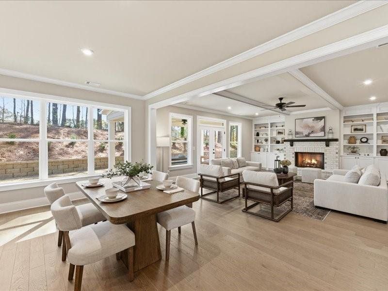 Furnished interior view inside a new home in Ford Landing, Acworth (Image 16).