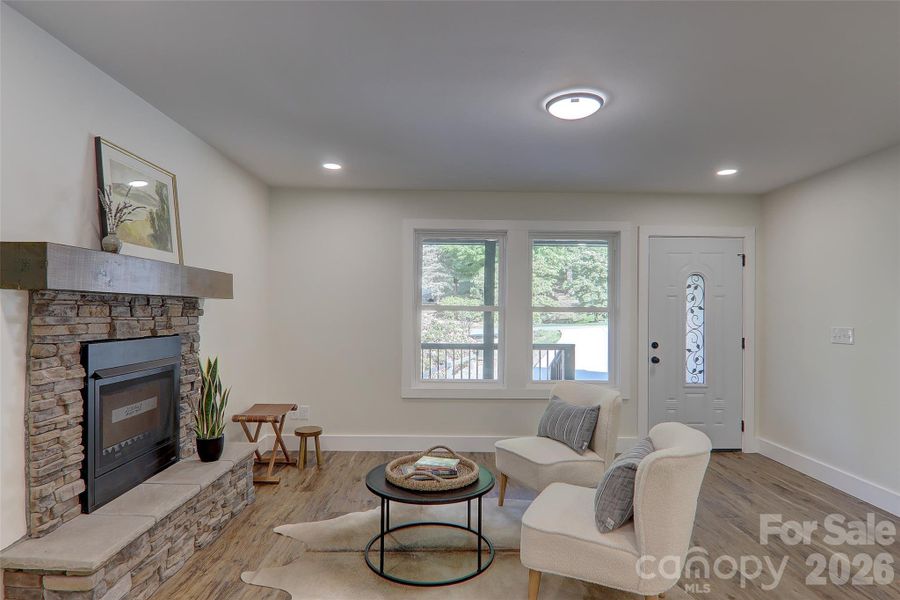 Furnished interior view inside a new home in , Waynesville (Image 18).