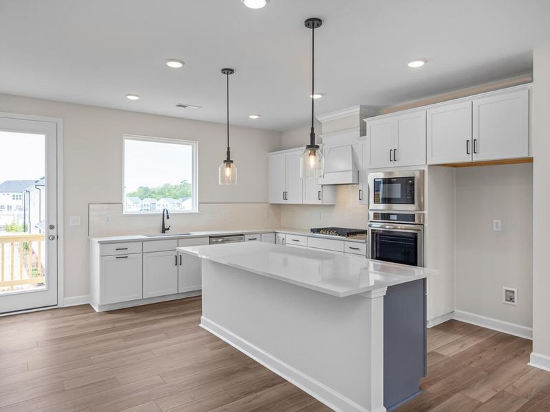 Furnished interior view inside a new home in Forestville Yard Townhomes, Knightdale (Image 3).