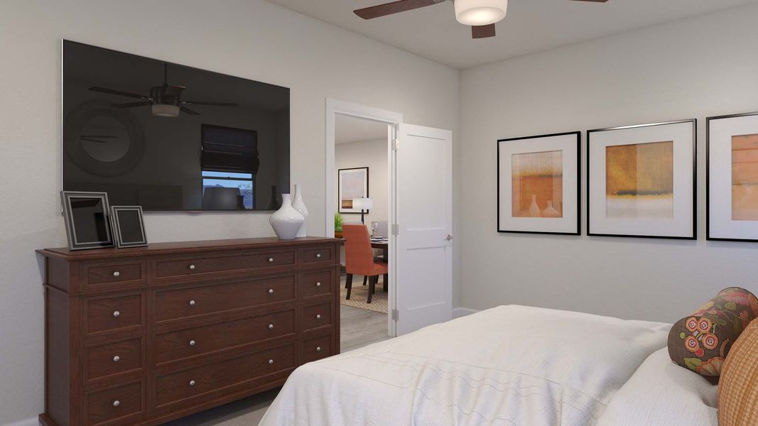 Primary Bedroom | Madera | Sunrise - Canyon Series | Surprise, AZ | Landsea Homes