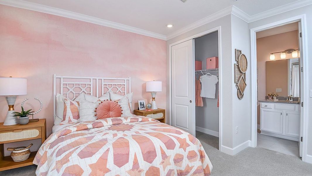 Representative furnished interior of a home built from the Sanibel by Taylor Morrison in Colbert Landings, Palm Coast (Image 11).