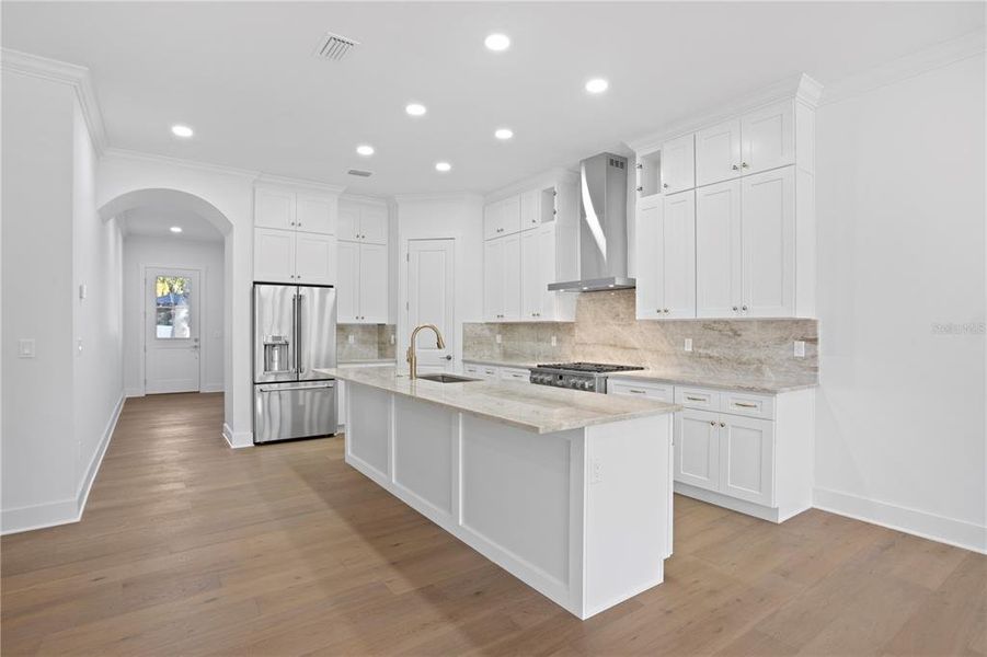 Furnished interior view inside a new home in , Tampa (Image 9).