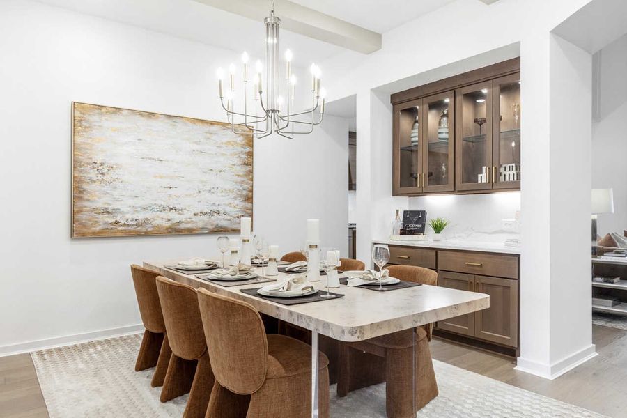 Representative Dining Room - some options shown