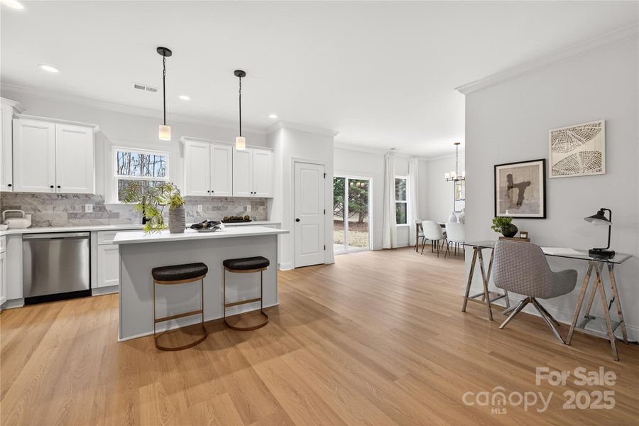 Furnished interior view inside a new home in , Denver (Image 10).