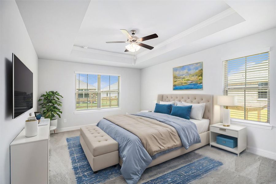 Furnished interior view inside a new home in , Angleton (Image 7).