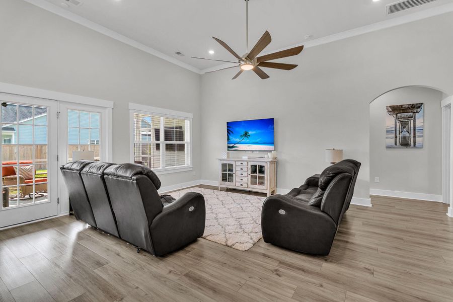 Furnished interior view inside a new home in Hewing Farms, Summerville (Image 10).
