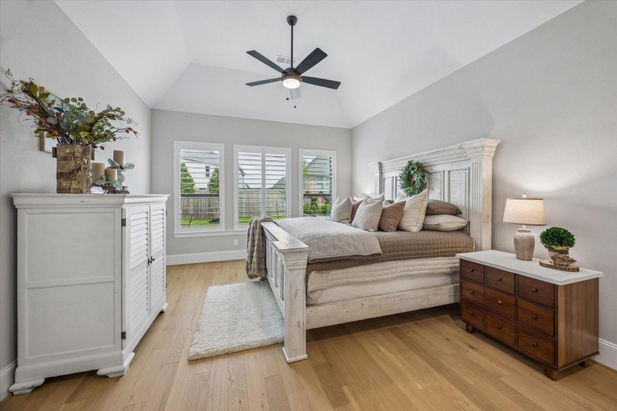 Furnished interior view inside a new home in Prairieland Village - Summit Collection, Cypress (Image 40).
