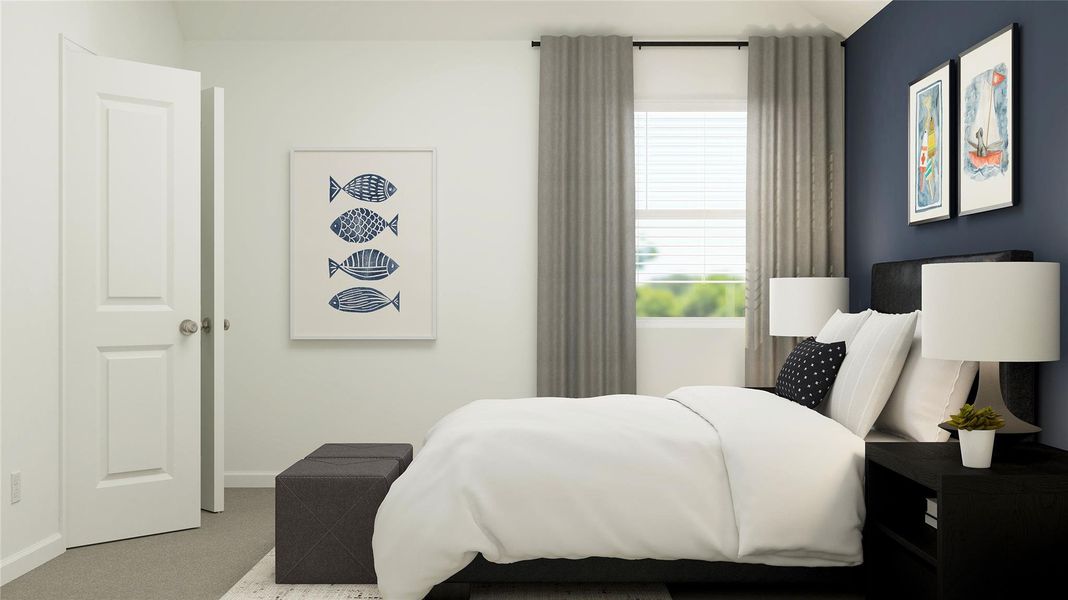 Furnished interior view inside a new home in The Preserve at Rosenberg, Rosenberg (Image 4).
