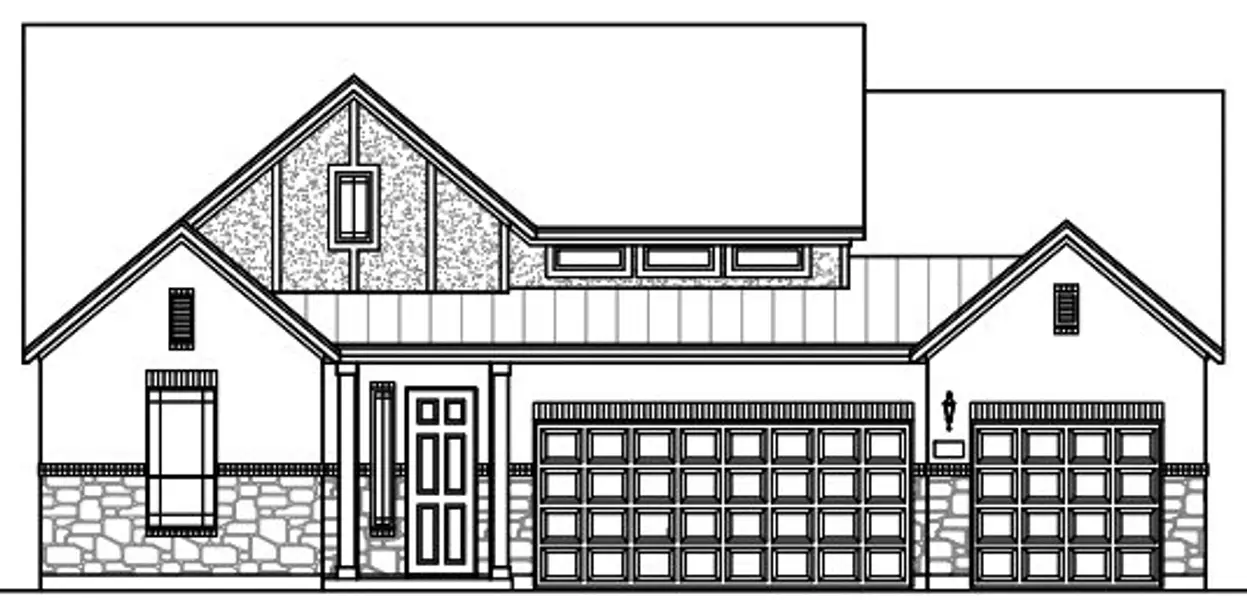 Exterior rendering of this home design in Wildrye, Waller, TX (Image 24).