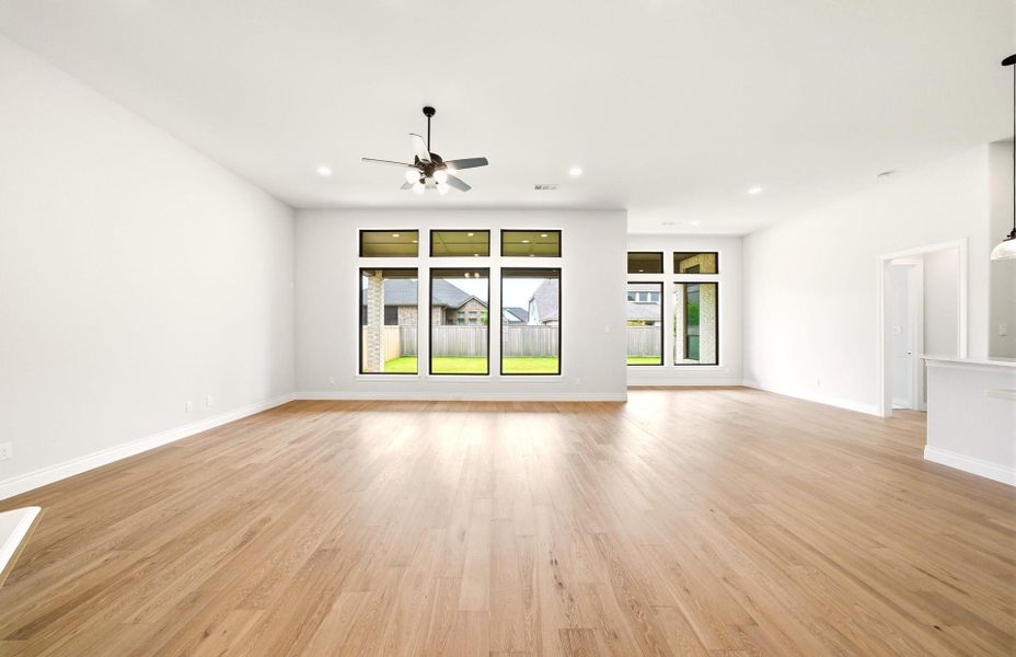 Spacious, unfurnished interior of a new home in Bridgeland 60′, Cypress (Image 36).