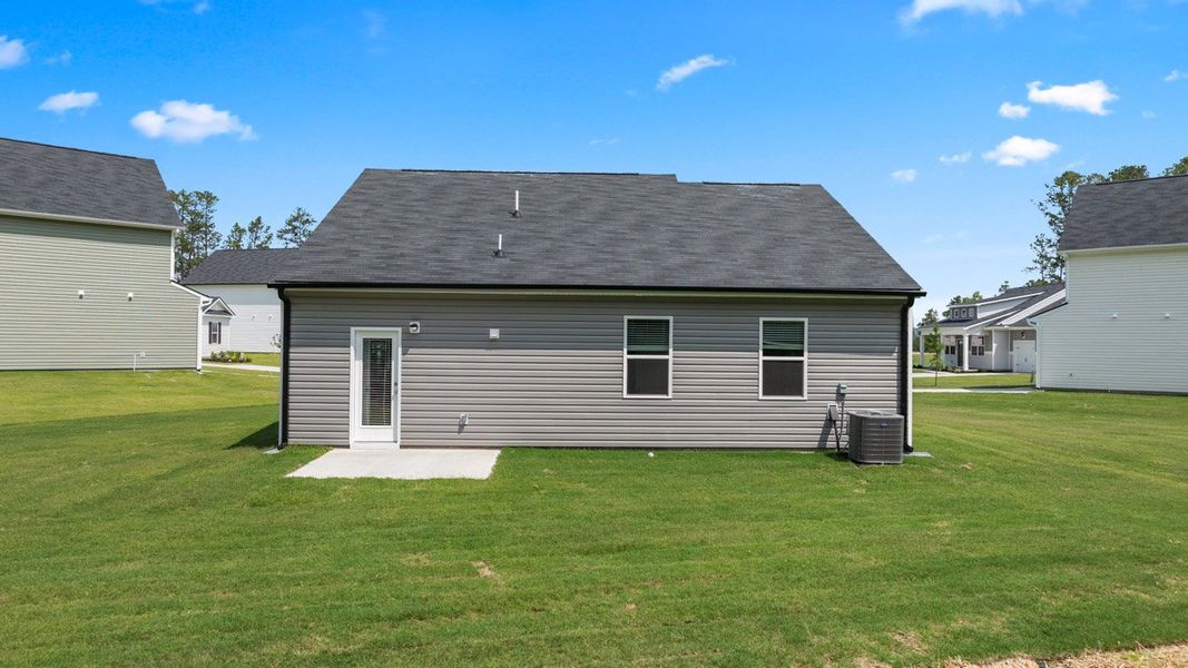 Front exterior of a new home in Bellemeade Landing, Augusta, GA, highlighting curb appeal (Image 2).
