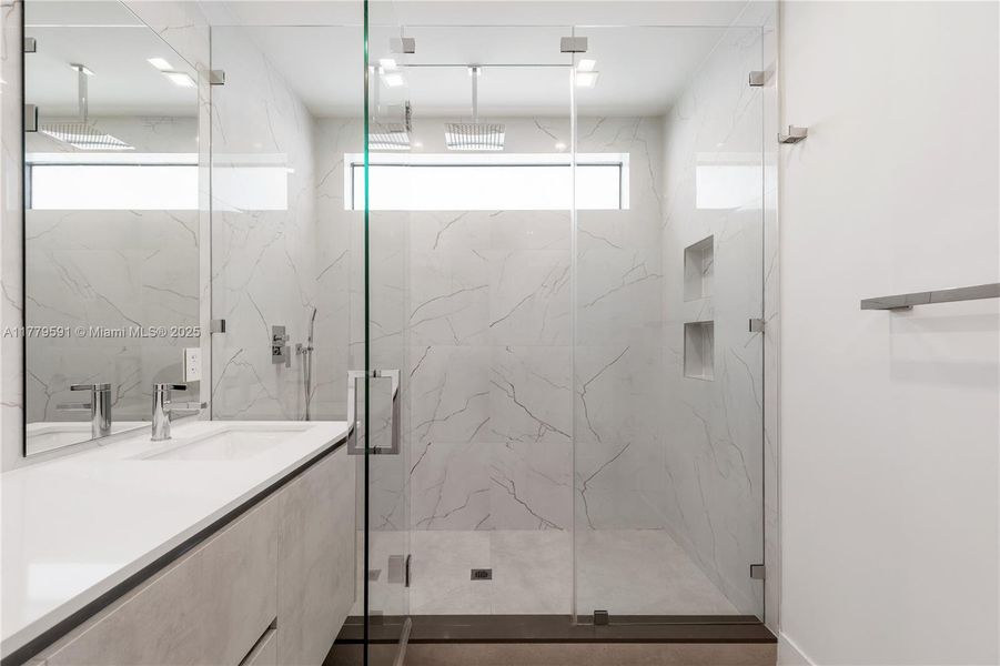 Furnished interior view inside a new home in , Miami (Image 7).