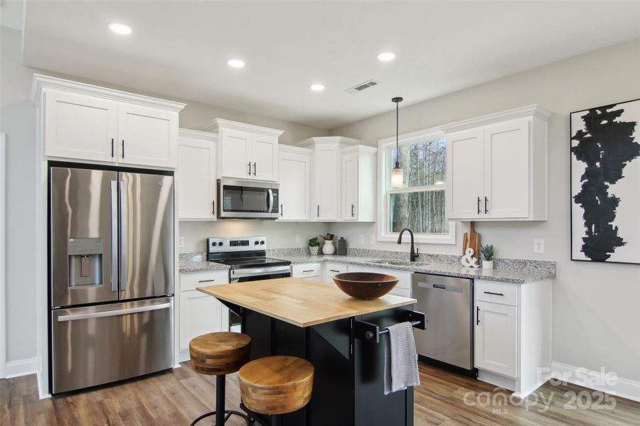 Furnished interior view inside a new home in , Bryson City (Image 6).
