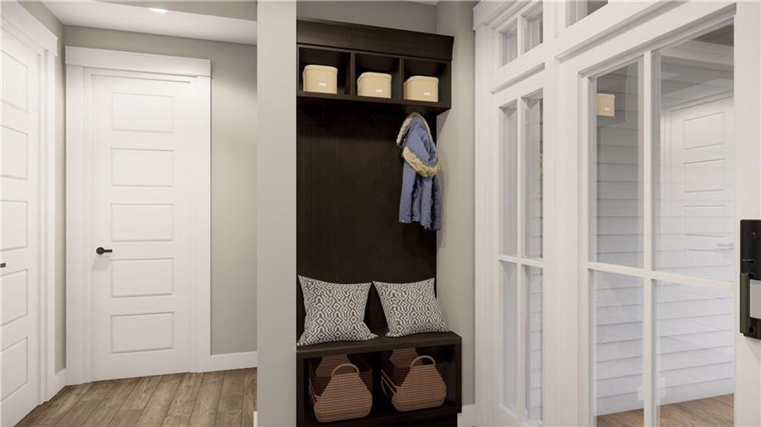 Furnished interior view inside a new home in , Ellijay (Image 12).