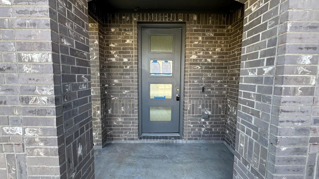Exterior details and patio area of a home in , Houston (Image 2).