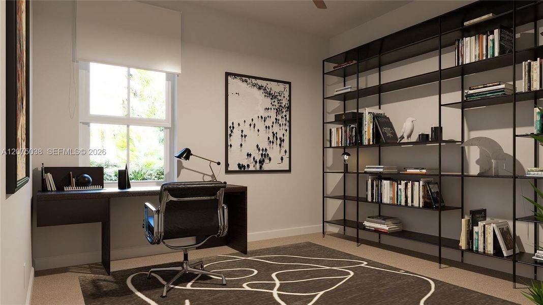 Equally great as a guest bedroom or a custom private office, this bedroom can be furnished in a multitude of ways to suit the needs of homeowner. Equally great as a guest bedroom or a custom private office, this bedroom can be furnished in a multitude of ways to suit the needs of homeowner.
