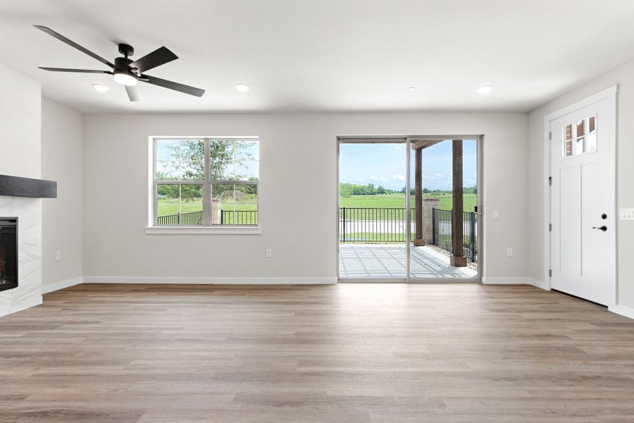 Spacious, unfurnished interior of a new home in The Tribute, The Colony (Image 22). Spacious, unfurnished interior of a new home in The Tribute, The Colony (Image 22).